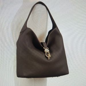 Dooney Belvedere Taupe Shoulder Bag